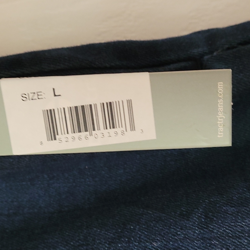 Tractr girls denim jean dress NWT, size large - Picture 4 of 9